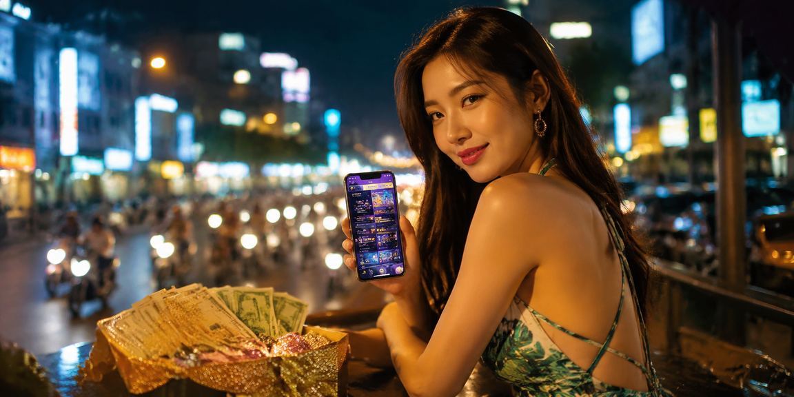 Người dùng tại TP. Hồ Chí Minh trải nghiệm casino trên điện thoại di động ban đêm